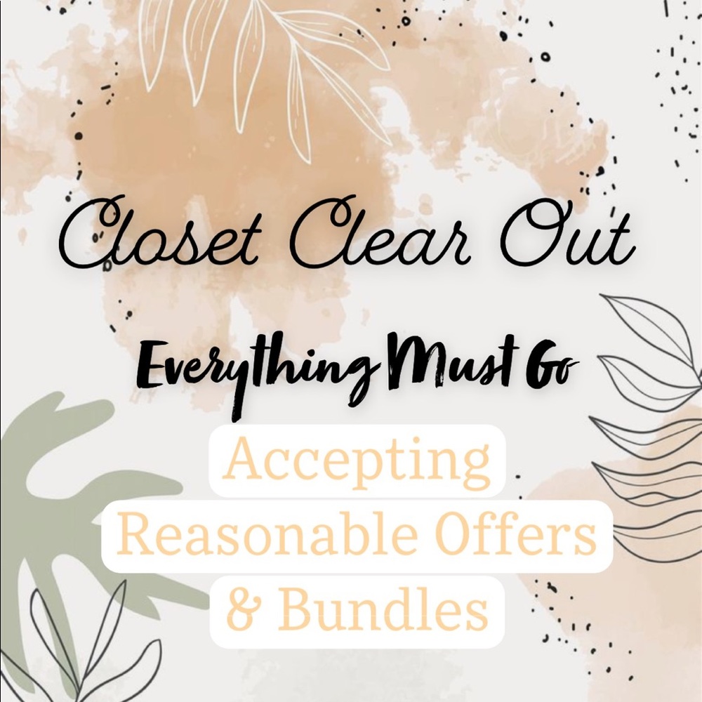 CLOSET CLEANOUT